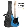 Glarry 22 Frets 6-Sting Basswood Electric Guitar w/ Bag for Adult,Blue