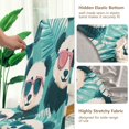 thumbnail image 4 of BZSMCE Chairs Slipcovers Dining Chair Covers Chillin' Pandas in Shades Creative Pattern, 4 of 7