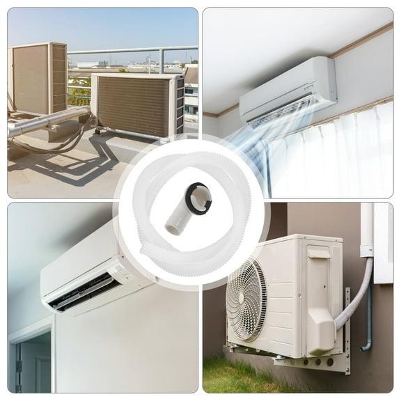 Air Conditioner Drain Hose 20mm Connector 1m Clear Tubing for Mini Split System