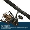 thumbnail image 5 of PENN 7' Battle Spinning Fishing Rod and Reel Combo Kit, Size 5000 Reel with Cover, Moderate Action, 5 of 10
