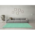 thumbnail image 3 of Ahgly Company Indoor Rectangle Abstract Light Blue Modern Area Rugs, 5' x 7', 3 of 4