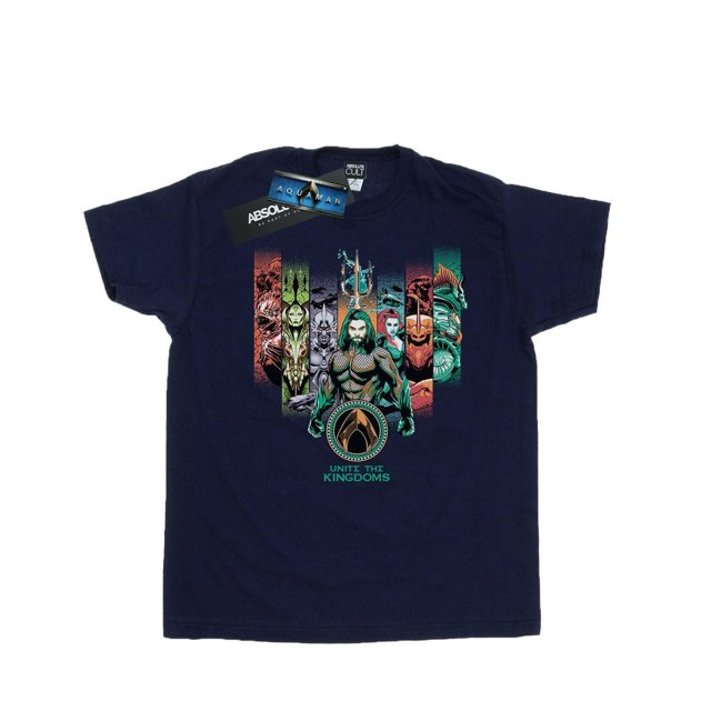 DC Comics Garçon Aquaman Unite The Kingdoms T-Shirt