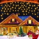thumbnail image 3 of Guirnalda de luces navideñas para exteriores, guirnalda de luces LED con forma de carámbano de 4 m y 20 m, para decoración de Año Nuevo, 3 of 5