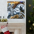 thumbnail image 6 of Cowboy Riding Wild Steed - Canvas, 6 of 10