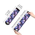 thumbnail image 4 of Pofeuu cool flower Skull Print 30cm Socks, Adult Running Hiking Socks for Youth and Adult, 4 of 7