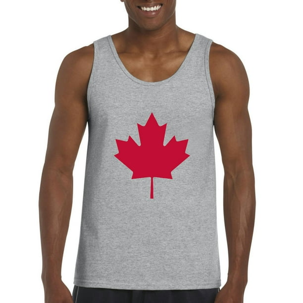Mom's Favorite Mens Canada Canada Maple Leaf Tank Top