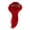 Red, variant on Suodoka Long Straight Wigs Middle Center Part Full Hair Heat Resistant High Density Wig Silvery White