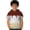Brown, variant on Kids Ice Cream Drip Print Short Sleeve Hoodie Size 4-12Y Lightweight Pullover With Pocket Summer Top