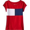 thumbnail image 1 of Camiseta Tommy Hilfiger Regal Red 4053 para niñas, talla 6X, algodón, 1 of 1