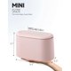 thumbnail image 2 of Mini Trash Can With Lid - Removable Small Garbage Can(pink), 2 of 5