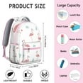 thumbnail image 6 of Flamingo Paradise School Backpack - RFID Blocking Pocket for Security, Mesh Side Pockets Hold 32oz Bottles, Organizational Dream for Studious Teens, 6 of 6