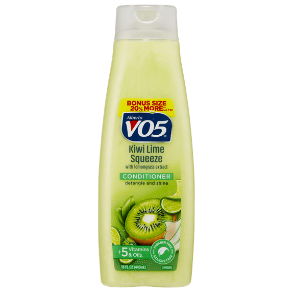 Alberto VO5 Kiwi Lime Clarifying & Nourishing Daily Hair Conditioner with Vitamin E & C, 15 fl oz