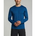 thumbnail image 3 of Real Essentials 4 Pack: Men's Dry-Fit UV Moisture Wicking UPF 50+ SPF Sun Protective Fishing Hiking Active Long Sleeve Shirt, 3 of 6
