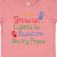 thumbnail image 4 of Inktastic Awesome Like Poppa Boys or Girls Baby T-Shirt, 4 of 5
