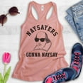 thumbnail image 2 of Naysayers Gonna Naysay Shakespeare Tank Top, Ladies Racerback Tank Top, Funny Shakespeare, English Teacher, Desert Pink, XX-Large, 2 of 3