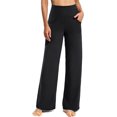 thumbnail image 1 of HSHDLDF Wide Leg Pants for Women Yoga Pants with Pockets Loose Lounge Sweatpants Petite/Regular/Tall, 1 of 6