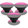MightySkins POSOCK-Pink Chevron Skin Decal Wrap for Sticker, Pink Chevron - Pack of 3