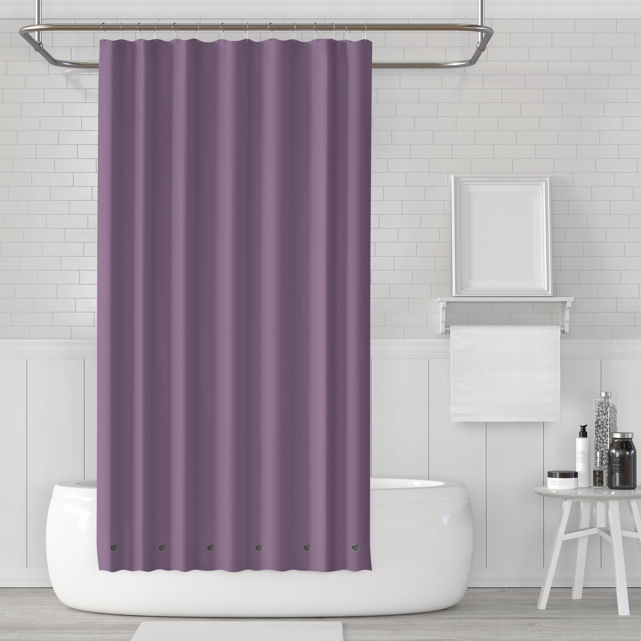 LAVENDER Better Bathrooms Better Home Deluxe Heavy Weight Shower Curtain LINER 70x72’’ 