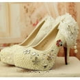 thumbnail image 3 of yuksok 10 Charms Metal Pearl Flower Rhinestone Flatback Embellishment Craft DIY Wedding e, 3 of 3