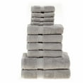 thumbnail image 1 of 900 GSM Egyptian Cotton Solid 10-Piece Towel Set Silver, 1 of 1