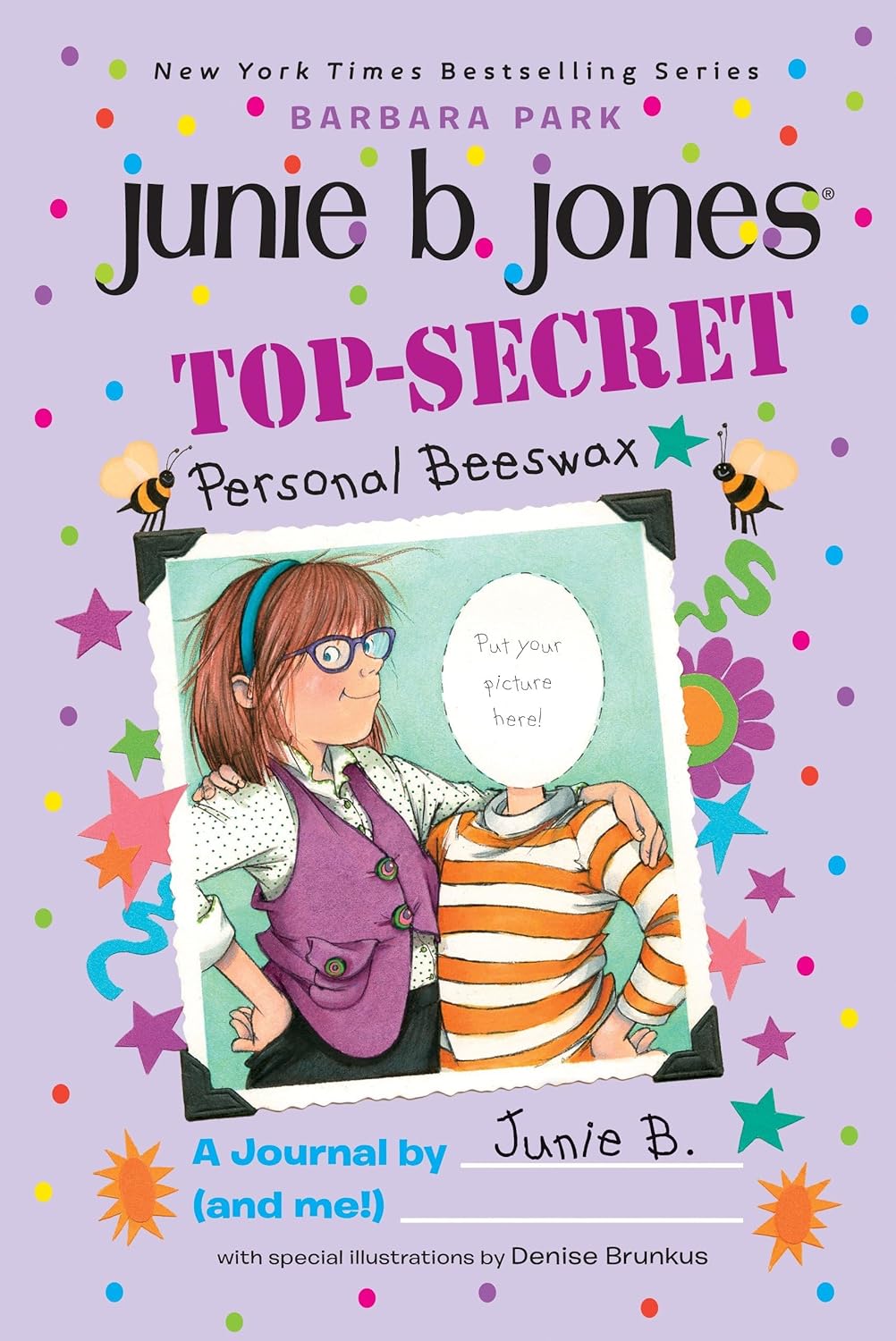 Junie B Jones Gift Set – Boxed Book Set by Barbara Park (Book 1–10); Top-Secret, Personal Beeswax: Journal by Junie B. (and Me!); Character Doll, and Activity Booklet (Growing Up, Funny, Adventures)