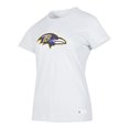 thumbnail image 2 of NFL Playera Aficionado Básica Baltimore Ravens Blanco para Mujer, Talla Chica, 2 of 5