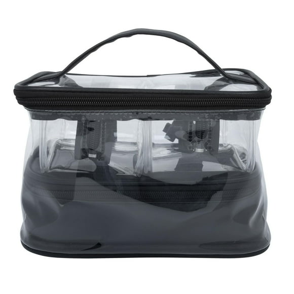 Equate Beauty Cosmetic Bag - Clear Set
