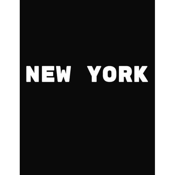 New York: Black and White Decorative Book to Stack Together on Coffee Tables, Bookshelves and Interior Design Add Bookis, (Paperback)