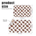 thumbnail image 3 of Football Icon Brown Pattern Bath Mat Set Of 2,Non-Slip Rug for Bathroom,Kitchen,Bedroom,Entrance, 30x17 and 23.5x15.7 Inches, 3 of 5