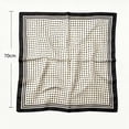 thumbnail image 3 of 27.56in x 27.56in Beige Polka Dot Satin Headscarf for Women - Large Square Silk Like Neck Scarf, Breathable Hair Wrap Bandana for Daily Fashion, All Season Accessory, 3 of 4