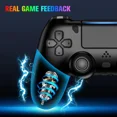 thumbnail image 4 of 2 Pack Controllers with Charging Dock Station for PS4 Controller, Wireless Controller Compatible with PS4/Pro/Slim Consoles, with LED Charging Dock, Black, 4 of 7