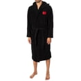 thumbnail image 3 of HUGO Terry Hooded Dressing Gown, Black, 3 of 7