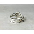thumbnail image 5 of Solid 925 Sterling Silver Ring For Unisex, Genuine Moonstone Ring Gemstone Unique Handcrafted Ring For Her Or Him, 5 of 6