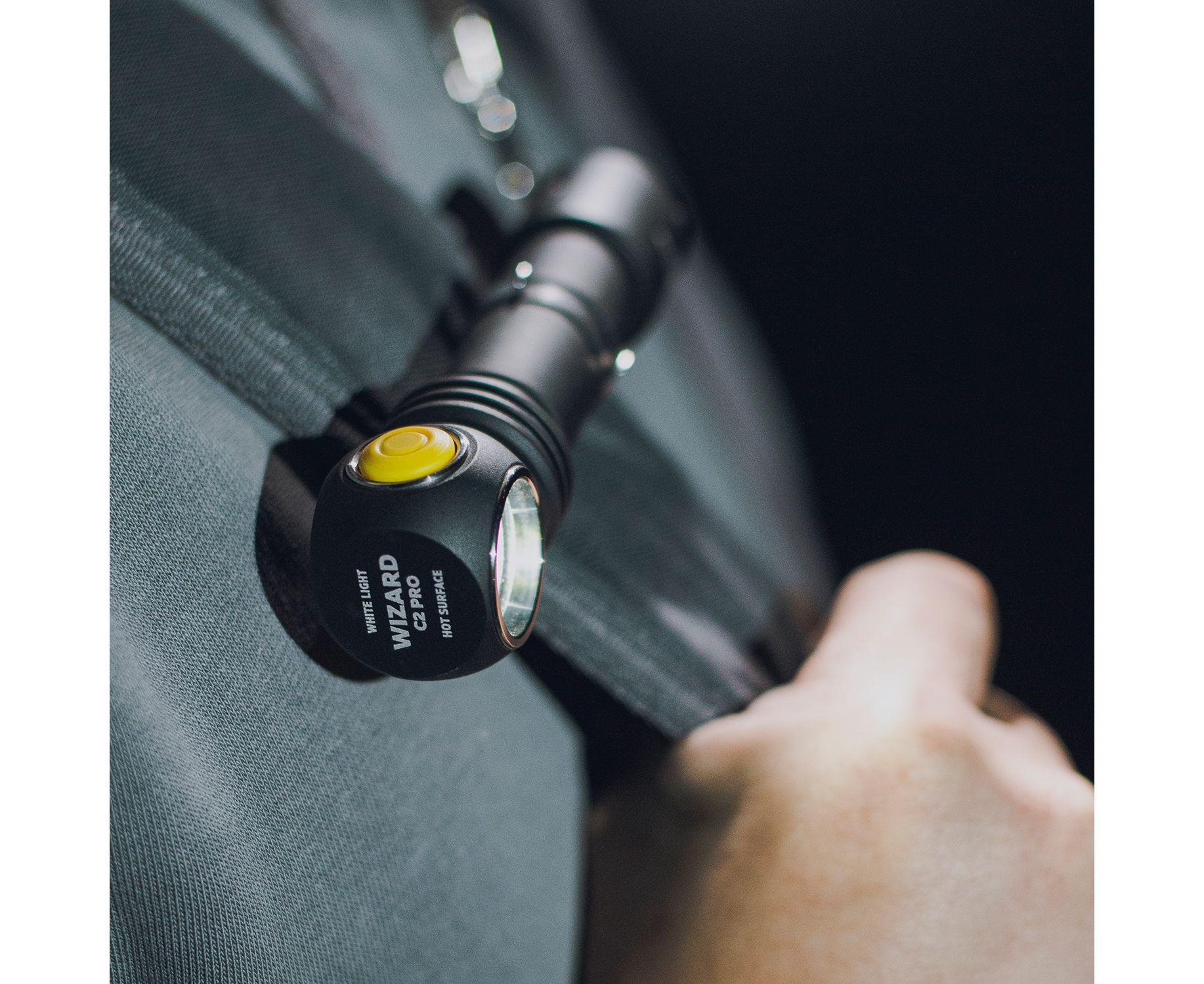 Armytek Wizard C2 Pro Nichia LED Multi Flashlight -1600 Lumens Magnetic  USB Charger and Battery Included