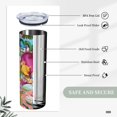 thumbnail image 6 of Insulated Vacuum Coffee Mug Alice in Wonderland Stainless Steel Cup Tumbler Double Wall 20oz, 6 of 8