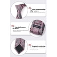 thumbnail image 5 of HISDERN Paisley Ties for Men Classic Extra Long Floral Tie and Pocket Square Formal Silk Necktie Set, 5 of 12