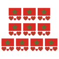 thumbnail image 1 of 10pcs Face Stickers Non-irt Facial Temporary Fake S, 1 of 5