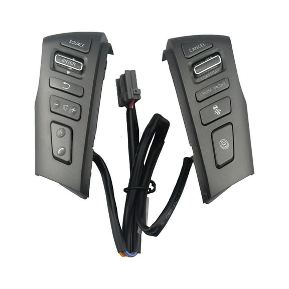 For Nissan Armada 2012-2018 Steering Wheel Control Switch Button, Auto Steering Wheel Buttons Audio Phone Bluetooth Cruise Control Car Switches-black