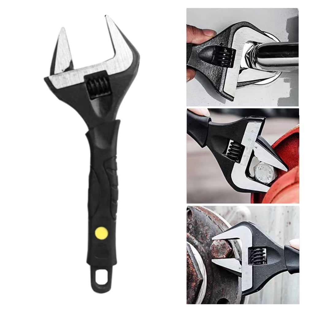 Wide Opening Spanner Adjustable Wrench Tool For Different Nut Size Easy Handling