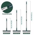thumbnail image 2 of Brosse à Récurer le Sol avec Manche Long Réglable de 44 Pouces 3 en 1 Grattoir et Brosse Multifonctionnelle Brosse à Poils Rigides Rotative à 45° Outil de Nettoyage pour Douche Salle de Bain Cuisine, 2 of 9