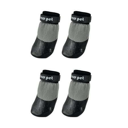 Avaner Anti Slip Dog Socks to Prevent Licking Paws  Dog Shoes for Hot Pavement  Dog Booties for Small Medium Large Senior Dogs  Traction Control Boots & Paw Protectors for Hardwood Floors L