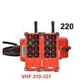 thumbnail image 2 of F21-E1B VHF/UHF Industrial Wireless Radio Crane Remote Control 2 Transmitters 1 Receiver For Hoist Crane Lift ,Stability, 2 of 7