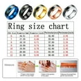 thumbnail image 4 of Sonducket Anillo de temperatura acero emoción humor anillos pareja inteligente sensible mano joyería impermeable para Mujeres Hombres regalo de Año Ropa, zapatos y accesorios Miscelánea Negro 11 # Sonducket AP000743-27, 4 of 6