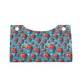 thumbnail image 4 of Lsque Cute Strawberry Flower Pot Printed Long Tissue Box Cover Holder, Facial Paper Organizer Dispenser,Triangle with Bottom Belt, PVC Leather Decorative Organizer, 4 of 9
