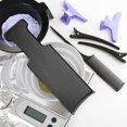 thumbnail image 1 of HAMPPLIES Hair Coloring Comb 3Pcs For Salon Use And Home Use Black Grey Plastic, 1 of 7