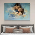 thumbnail image 4 of A Couple Holding Their Baby Oil Painting Framed Canvas Poster Bedroom Decor Sports Landscape Office Room Decor Gift,Frame-style,08x12inch(20x30cm), 4 of 8