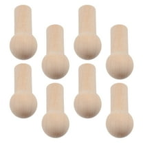 HEALEEP 8Pcs Set Wooden Pegs for Shelves Wood Pegs for Crafts