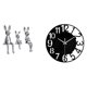 thumbnail image 1 of Escultura de figura,Estatua sentada Figura Escultura Adorno,Reloj de pared grande,Reloj de pared acrílico silencioso moderno,Reloj de pared grande para oficina,silencioso,fácil de leer y, 1 of 8