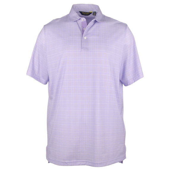 $98 Polo Golf Ralph Lauren Printed Luxe Jersey Glenplaid Purpl/White, XL