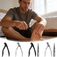 thumbnail image 2 of Nail Clipper, Long Handled Toenail Clippers for Seniors, Ergonomic Angled Curved Blade Toenail Clippers for Men, Women, 2 of 5